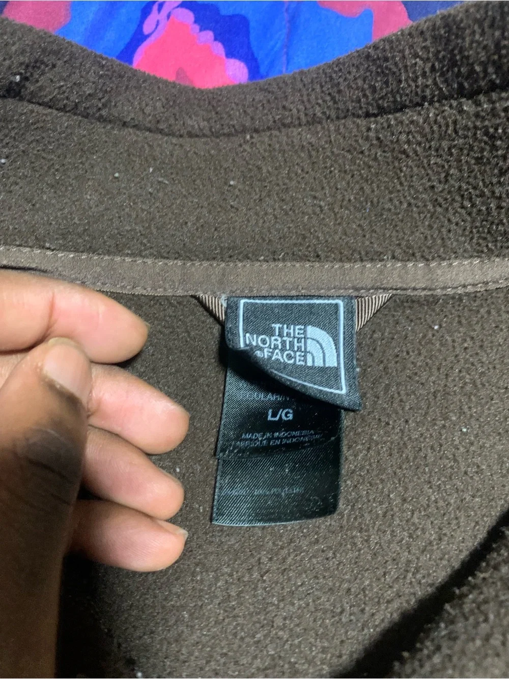 The North Face Brown Full-Zip Fleece Jacket